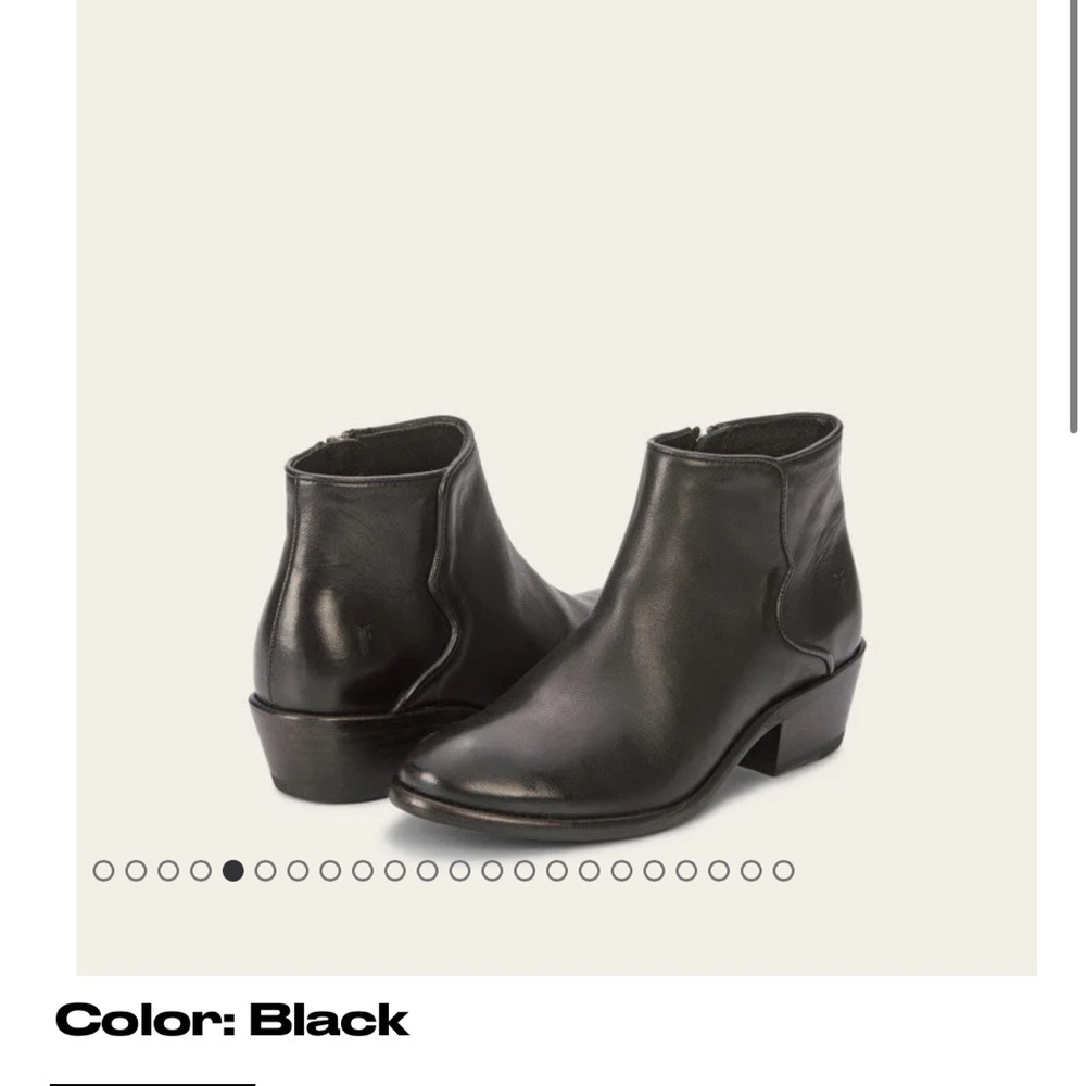 FRYE- CARSON PIPING BOOTIE - 7.5
